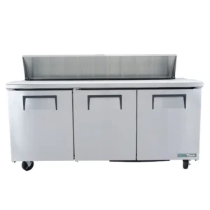True TSSU-72-18-HC 72″ TSSU Series Sandwich/Salad Prep Table w/ Refrigerated Base, 115v