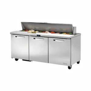 True TSSU-72-18-HC~SPEC3 72″ Spec Series® Sandwich/Salad Prep Table w/ Refrigerated Base, 115v