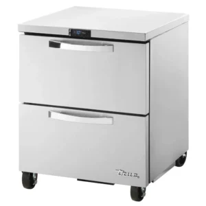 True TUC-27F-D-2-HC~SPEC3 27″ W Undercounter Freezer w/ (1) Section & (2) Drawers, 115v