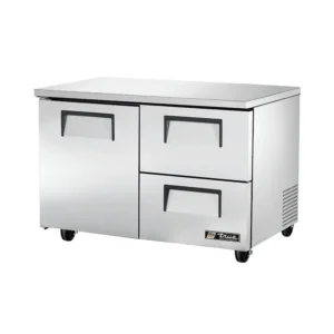 True TUC-48D-2-HC 48″ W Undercounter Refrigerator w/ (2) Sections, (2) Drawers & (1) Door, 115v