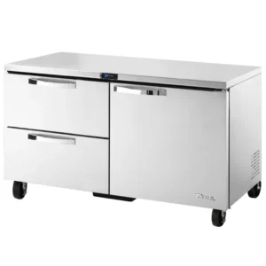 True TUC-60-32D-2-HC~SPEC3 60″ W Undercounter Refrigerator w/ (2) Sections, (1) Door & (2) Drawers, 115v
