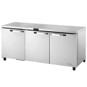 True TUC-72-HC~SPEC3 72″ W Undercounter Refrigerator w/ (3) Sections & (3) Doors, 115v