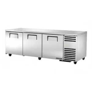 True TUC-93-HC 93″ W Undercounter Refrigerator w/ (3) Sections & (3) Doors, 115v