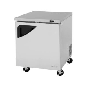 Turbo Air TUR-28SD-N 27″ 1-Section Undercounter Refrigerator w/ 1 Door, 6.8 cu. ft.