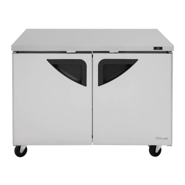 Turbo Air TUR-48SD-N 48" 2-Section Undercounter Refrigerator w/ 2 Doors, 12 cu. ft.