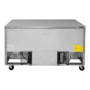 Turbo Air TUR-60SD-D4-N 60″ 2-Section Undercounter Refrigerator w/ 2 Doors, 17 cu. ft.