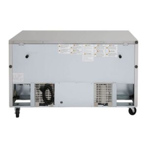 Turbo Air TUR-60SD-N 60″ 2-Section Undercounter Refrigerator w/ 2 Doors, 17 cu. ft.