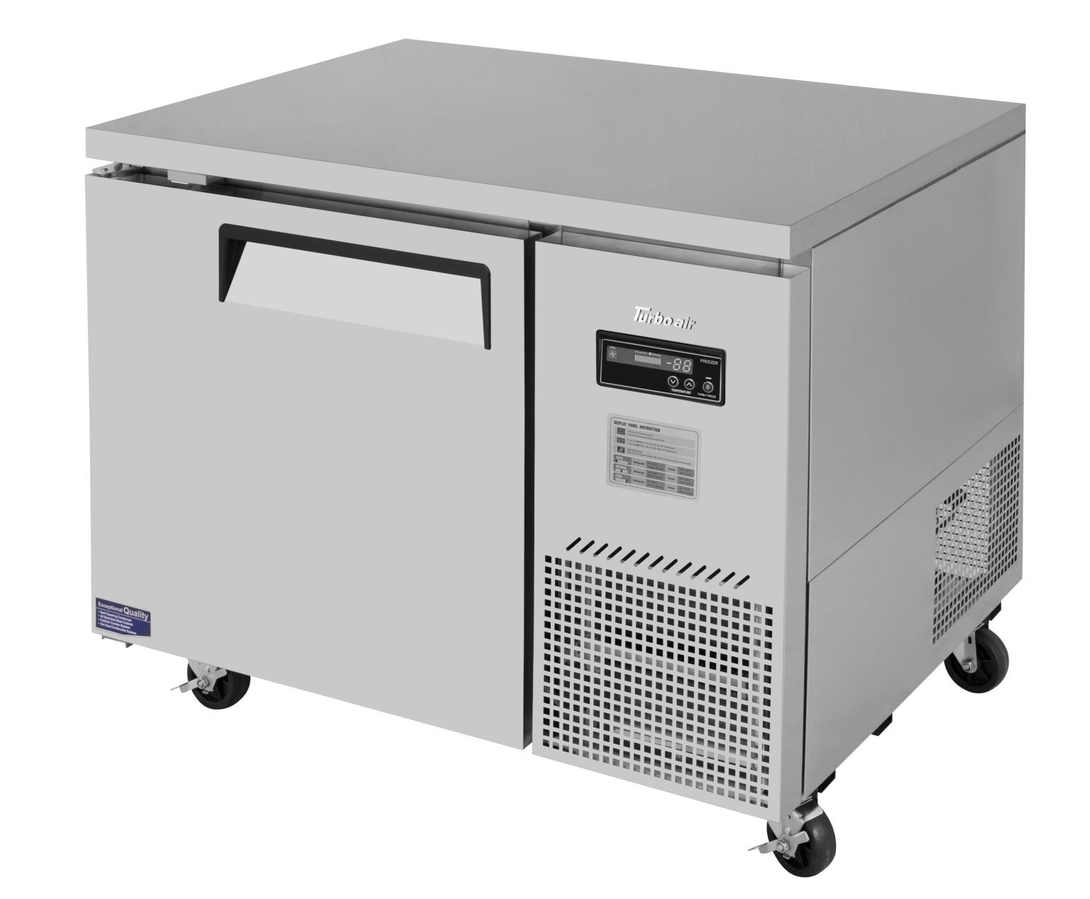 Turbo Air JUF-44D-N 44" 1-Section Undercounter Freezer w/ 1 Door, 11 cu. ft. - Image 1