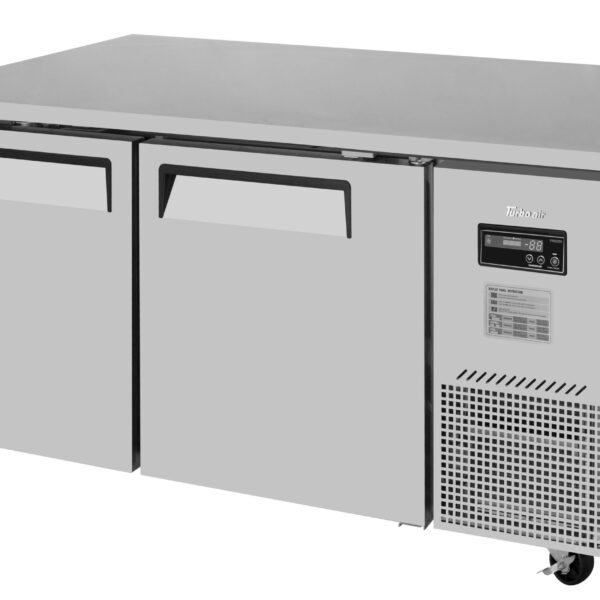 Turbo Air JUF-67D-N 67" 2-Section Undercounter Freezer w/ 2 Doors, 19 cu. ft.