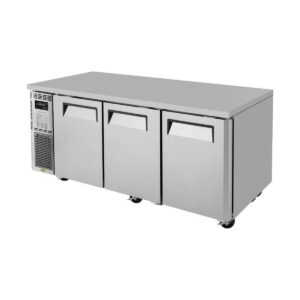 Turbo Air JUR-72-N6 70″ 3-Section Undercounter Refrigerator w/ 3 Doors, 17.2 cu. ft.