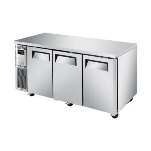 Turbo Air JUR-72S-N6 70″ 3-Section Undercounter Refrigerator w/ 3 Doors, 15.1 cu. ft.