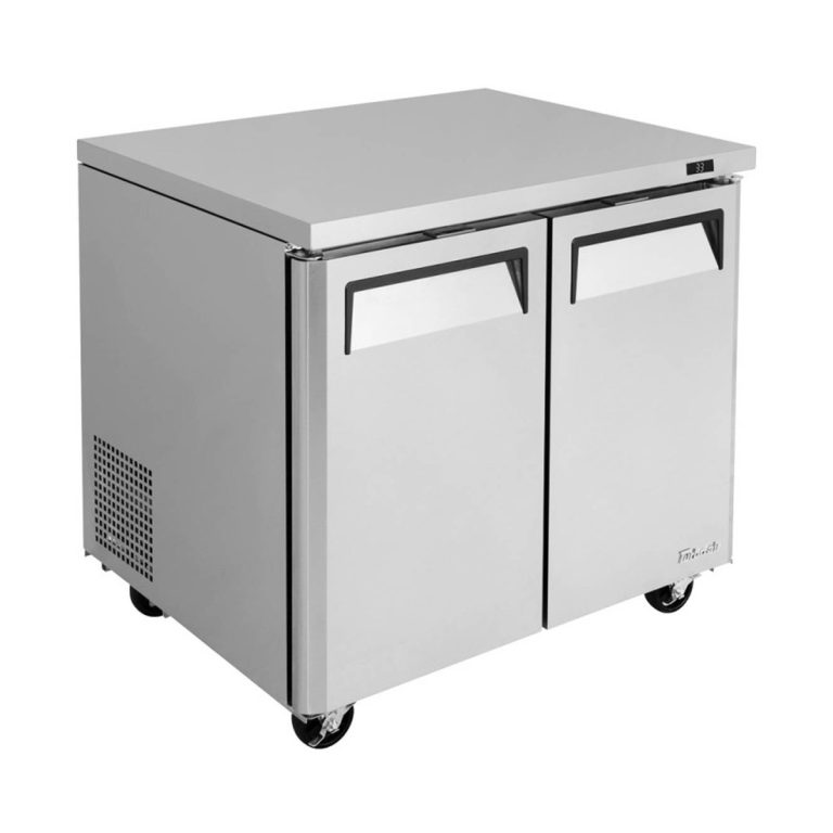 Turbo Air MUR-36-N6 36" 2-Section Undercounter Refrigerator w/ 2 Doors, 9 cu. ft.
