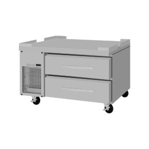 Turbo Air PRCBE-36R-N-FT 36″ 2 Drawers Refrigerated Chef Base, Flat Top, 4.6 cu. ft.