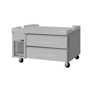 Turbo Air PRCBE-48F-N-FT 48″ Pro Series Freezer Chef Base, Flat Top, 6.83 cu. ft.
