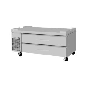 Turbo Air PRCBE-60F-N-FT 60″ 2 Drawers Pro Series Freezer Chef Base, Flat Top, 9.77 cu. ft.