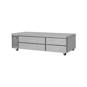 Turbo Air PRCBE-96R-N 96″ 4 Drawers Refrigerated Chef Base, Marine Edge, 17.5 cu. ft.