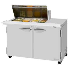 Turbo Air PST-48-12M-N(-LW) Mega Top Sandwich / Salad Unit Refrigerated Counter