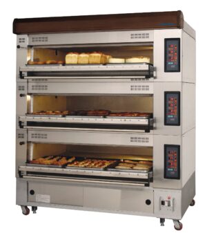 Turbo Air RBDO-43 64″ Electric Deck Oven, Triple Deck