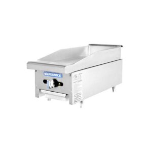 Turbo Air TAMG-12 12″ Countertop Manual Gas Griddle, 3/4″ Steel Plate, 22.000 BTU