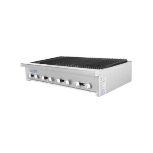 Turbo Air TARB-48 48″ Countertop Gas Charbroiler, (8) Burners with Manual Controls