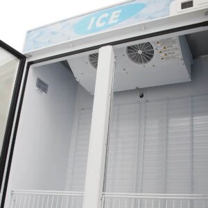 Turbo Air TGIM-49W-N 54″ Indoor Ice Merchandiser w/ Glass Door, Auto Defrost, 40 cu. ft.