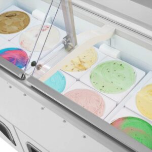 Turbo Air TIDC-26W-N 26″ Curved Glass Ice Cream Dipping Cabinet