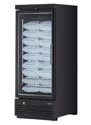 Turbo Air TJMI-30SDW(B)-N 37″ Indoor Ice Merchandiser w/ Glass Door, Auto Defrost, 32 cu. ft.