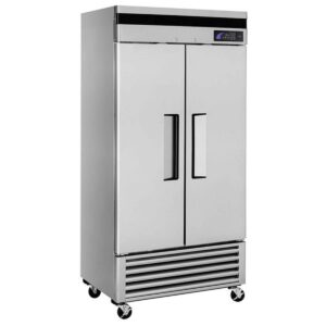 Turbo Air TSF-35SDN-N 39″ Two Section Reach-In Freezer w/ 2 Solid Doors, Bottom Mount, 29 cu. ft.