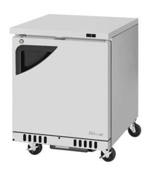 Turbo Air TUF-28SD-FB-N 27″ 1-Section Undercounter Freezer w/ 1 Door, Front Breathing, 6.8 cu. ft.