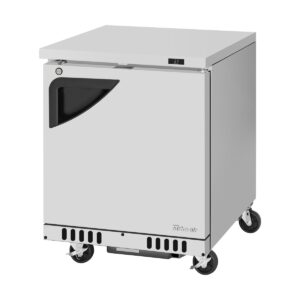 Turbo Air TUR-28SD-FB-N 27″ 1-Section Undercounter Refrigerator w/ 1 Door, 6.5 cu. ft.