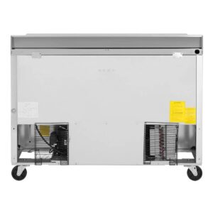 Turbo Air TWF-48SD-D4-N 48″ 2-Section Worktop Freezer w/ 4 Drawers, 12 cu. ft.