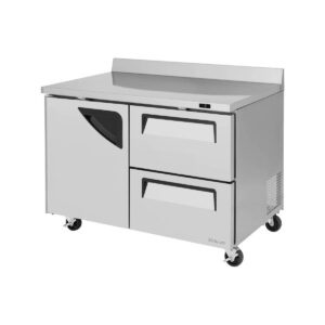 Turbo Air TWF-48SD-D2-N 48″ 2-Section Worktop Freezer w/ 2 Drawers & 1 Door, 12 cu. ft.