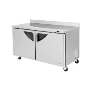Turbo Air TWF-60SD-N 60″ 2-Section Worktop Freezer w/ 2 Doors, 17 cu. ft.