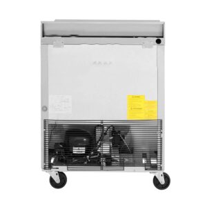 Turbo Air TWR-28SD-D2-N 27″ 1-Section Worktop Refrigerator w/ 2 Drawers, 7 cu. ft.