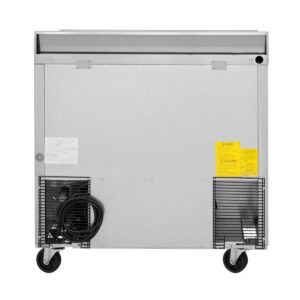 Turbo Air TWR-36SD-N6 36″ 2-Section Worktop Refrigerator w/ 2 Doors, 9 cu. ft.