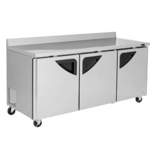 Turbo Air TWR-60SD-N 60″ 2-Section Worktop Refrigerator w/ 2 Doors, 16 cu. ft.