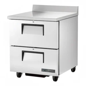 True TWT-27D-2-HC 28″ Worktop Refrigerator w/ (1) Section & (2) Drawers, 115v