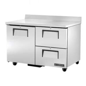 True TWT-48D-2-HC 48″ Worktop Refrigerator w/ (2) Sections & (2) Drawers, 115v