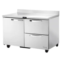 True TWT-48D-2-HC~SPEC3 48" Worktop Refrigerator w/ (2) Sections, (1) Door on Left & (2) Drawers on Right, 115v
