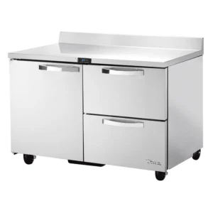 True TWT-48D-2-HC~SPEC3 48″ Worktop Refrigerator w/ (2) Sections, (1) Door on Right & (2) Drawers on Left, 115v