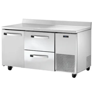 True TWT-60-32D-2-HC~SPEC3 60″ Worktop Refrigerator w/ (2) Sections, (1) Door & (2) Drawers, 115v