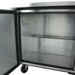 True TWT-60-HC 60″ Worktop Refrigerator w/ (2) Sections, 115v