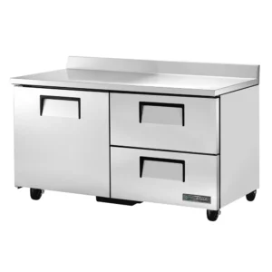 True TWT-60D-2-HC 60″ Worktop Refrigerator w/ (2) Sections, 115v