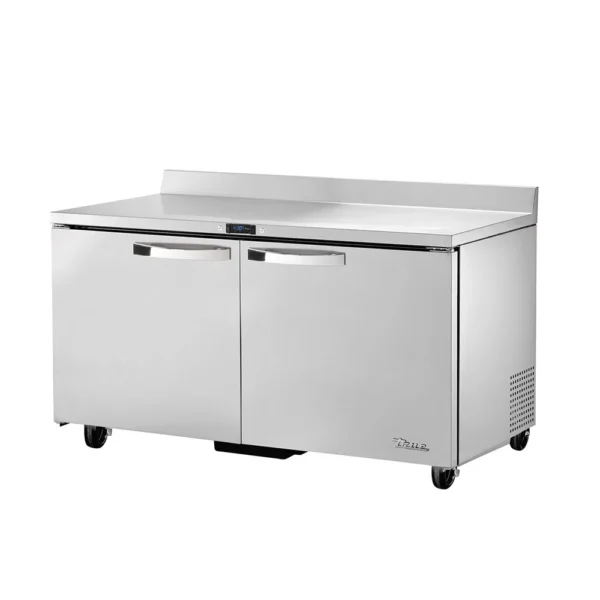 True TWT-60F-HC~SPEC3 60 3/8" Worktop Freezer w/ (2) Section & (2) Doors, 115v