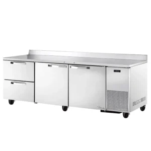 True TWT-93D-2-HC~SPEC3 93″ Worktop Refrigerator w/ (3) Sections, (2) Doors & (2) Drawers, 115v