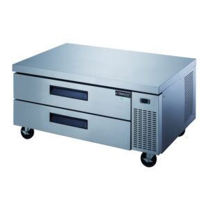 Dukers Appliance Co DCB52-D2 52″ 2 Drawers Refrigerated Chef Base, All Stainless Steel